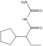Urea, (2-cyclopentylbutyryl)- (5CI) Struktur