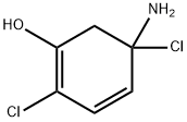 Phenol,  5-amino-2,5-dichloro-  (6CI) 结构式