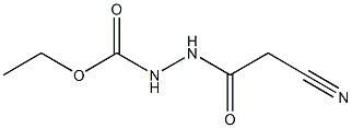 Carbazic  acid,  3-cyanoacetyl-,  ethyl  ester  (5CI) Struktur