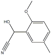 Mandelonitrile, 2-methoxy-5-methyl- (5CI)|