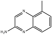 Quinoxaline,  2-amino-5-methyl-  (5CI) 化学構造式
