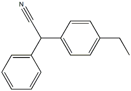 Acetonitrile, (p-ethylphenyl)phenyl- (5CI) 结构式