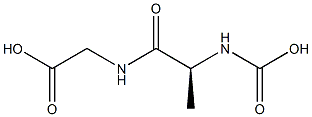 Glycine,  N-(N-carboxyalanyl)-  (5CI) Structure