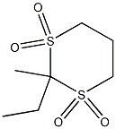 m-Dithiane, 2-ethyl-2-methyl-, 1,1,3,3-tetraoxide (5CI)|