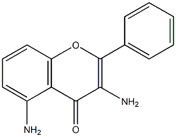 Flavone, 3,5-diamino- (5CI) Structure
