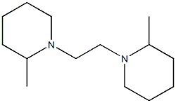 Piperidine, 1,1-(1,2-ethanediyl)bis[2-methyl- (9CI) Structure