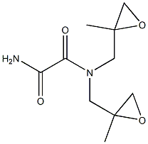 Oxamide, N,N-bis(2,3-epoxy-2-methylpropyl)- (5CI) Structure