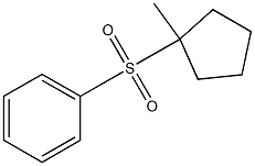 Sulfone, 1-methylcyclopentyl phenyl (5CI)|