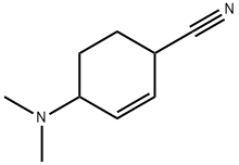 2-Cyclohexene-1-carbonitrile,  4-dimethylamino-  (5CI) 结构式