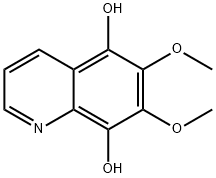 5,8-Quinolinediol, 6,7-dimethoxy- (4CI) Structure