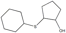 Cyclopentanol, 2-(cyclohexylthio)- (5CI) 结构式