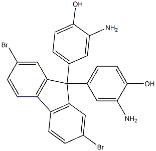 Phenol, 4,4'-(2,7-dibromo-9H-fluoren-9-ylidene)bis[2-amino- (9CI)|