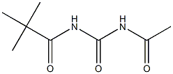 Urea,  1-acetyl-3-pivalyl-  (4CI) Struktur