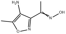 Ketone,  4-amino-5-methyl-3-isoxazolyl  methyl,  oxime  (5CI) Structure