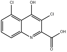 Kynurenic  acid,  3,5-dichloro-  (5CI) Structure