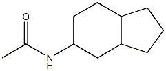 Acetamide,  N-(hexahydro-5-indanyl)-  (4CI) Struktur