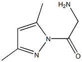 Pyrazole,  1-glycyl-3,5-dimethyl-  (3CI) Struktur