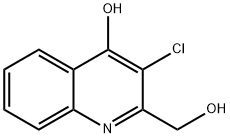 2-Quinolinecarbinol,  3-chloro-4-hydroxy-  (3CI) Structure