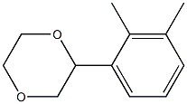 p-Dioxane,  2,3-dimethylphenyl-  (6CI) Struktur