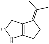 Cyclopentapyrazole,  1,2,3,6-tetrahydro-4-isopropylidene-  (6CI) Struktur