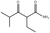 Valeramide,  2-ethyl-4-methyl-3-oxo-  (5CI) Structure