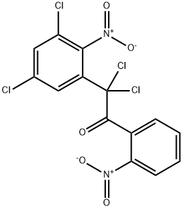 Acetophenone,  -alpha-,-alpha--dichloro--alpha--(3,5-dichloro-2-nitrophenyl)-2-nitro-  (4CI) Struktur