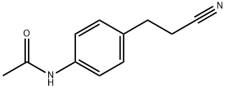 Acetanilide,  p-(2-cyanoethyl)-  (4CI) Structure