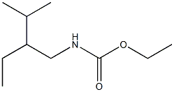 Carbamic  acid,  (-alpha--ethylisoamyl)-,  ethyl  ester  (3CI) Structure
