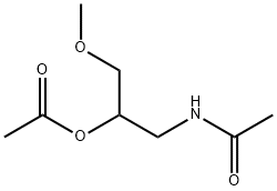 Acetamide,  N-(2-hydroxy-3-methoxypropyl)-,  acetate  (5CI) Structure