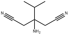 Glutaronitrile,  3-amino-3-isopropyl-  (5CI) 结构式