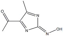 2(3)-Imidazolone,  4-acetyl-5-methyl-,  oxime  (4CI) Struktur