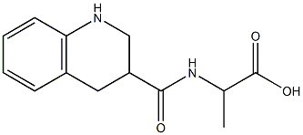 3-Quinolinecarboxamide,  N-(1-carboxyethyl)-1,2,3,4-tetrahydro-  (5CI)|