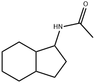 Acetamide,  N-[hexahydro-1-indanyl]-  (3CI) Struktur
