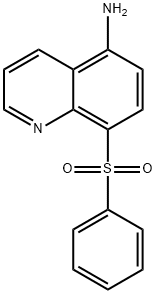 Quinoline,  5-amino-8-(phenylsulfonyl)-  (4CI) Struktur