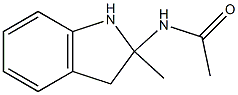 Indoline,  2-acetamido-2-methyl-  (2CI) Structure