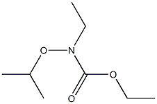 Carbamic  acid,  ethylisopropoxy-,  ethyl  ester  (1CI) 化学構造式