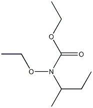 Carbamic  acid,  N-sec-butyl-N-ethoxy-,  ethyl  ester  (1CI) Structure