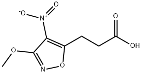 5-Isoxazolepropionic  acid,  3-methoxy-4-nitro-  (1CI) Structure