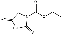 1-Imidazolecarboxylic  acid,  tetrahydro-4-keto-2-(thioketo)-,  ethyl  ester  (1CI) Structure