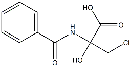Lactic  acid,  2-benzamido-3-chloro-  (5CI) Struktur