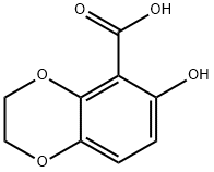 1,4-Benzodioxan-5-carboxylic  acid,  6-hydroxy-  (4CI),873378-07-5,结构式