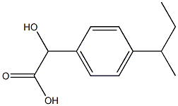 Mandelic acid, p-sec-butyl- (4CI) Structure