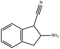 1-Indancarbonitrile,  2-amino-  (4CI) Structure