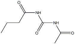 Urea,  1-acetyl-3-butyryl-  (4CI) Structure