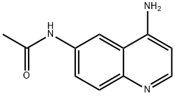 Quinoline, 6-acetamido-4-amino- (5CI) Structure
