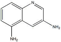 Quinoline, 3,5-diamino- (5CI), 874498-26-7, 结构式