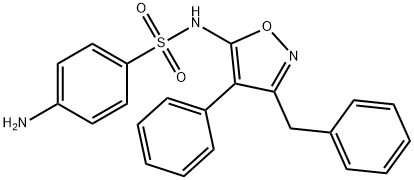 Sulfanilamide,  N1-(3-benzyl-4-phenyl-5-isoxazolyl)-  (5CI) 结构式