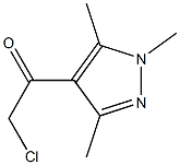 2-氯-1-(1,3,5-三甲基-1H-吡唑-4-基)乙烷-1-酮, 90002-88-3, 结构式