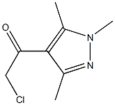 2-氯-1-(1,3,5-三甲基-1H-吡唑-4-基)乙烷-1-酮 结构式