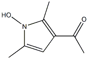 Ketone, 1-hydroxy-2,5-dimethylpyrrol-3-yl methyl (7CI) 结构式